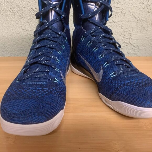 Size 9 - Nike Kobe 9 Elite Brave Blue 2014 - Picture 3 of 13